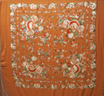 Handmade Manila Embroidered Shawl. Natural Silk. Ref. 1011016NCALCO 409.920€ #500351011016NCALCO